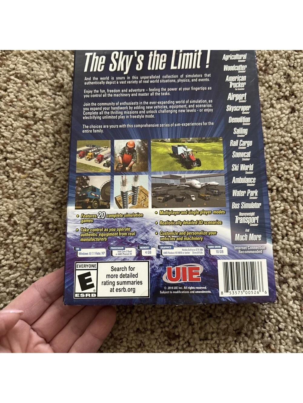 World of Simulators: Ultimate Edition 20 Video Games PC agriculture mining bus